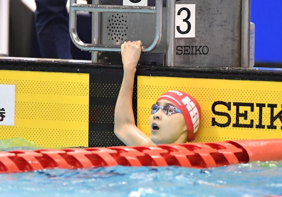 15歳の成田実生が日本選手権初V「うれしいです」200m背泳ぎで/スポーツ/デイリースポーツ online
