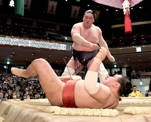 照ノ富士は３敗を守る　優勝争いトップは２敗の一山本と隆の勝