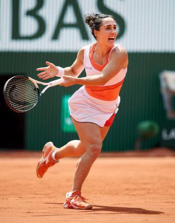 　女子シングルスで準決勝進出を果たしたマルティナ・トレビザン＝パリ（ゲッティ＝共同）