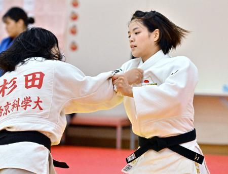 柔道、阿部詩らが練習公開世界選手権へ実戦的稽古