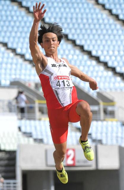 橋岡優輝が２連覇で世陸代表に内定　左足首不安もきっちり参加標準突破「いい跳躍」