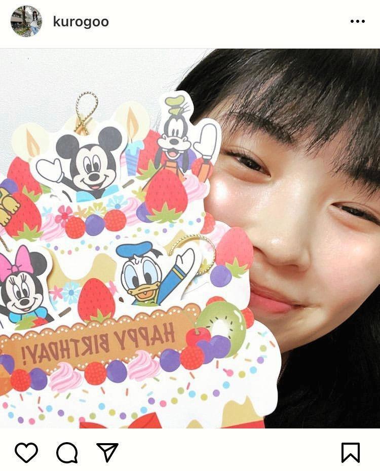 　黒後愛のインスタグラム＠ｋｕｒｏｇｏｏより