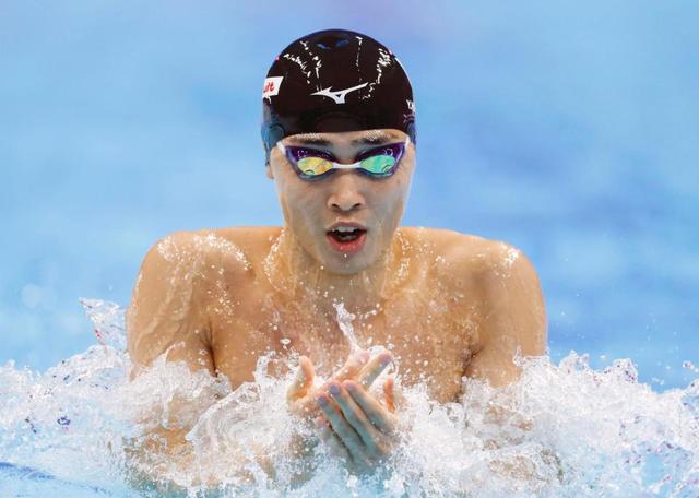 競泳“日本のお家芸”で初出場の花車優が銀メダル「粘り強く自分の強み生きた」