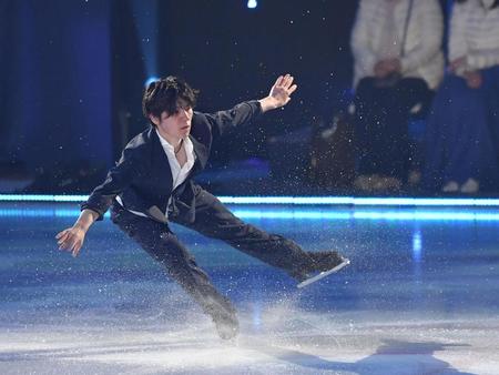 　観客を魅了した宇野昌磨（撮影・伊藤笙子）