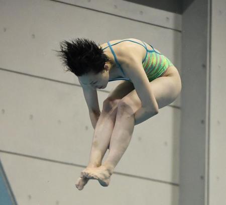 　馬淵優佳の４本目（撮影・金田祐二）