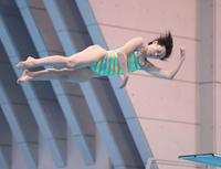 　馬淵優佳の２本目（撮影・金田祐二）