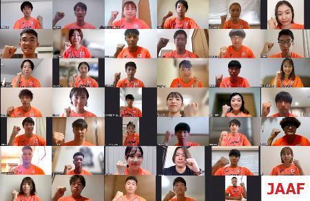 世界陸上の結団式実施橋岡「心身ともいい形」