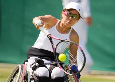 国枝と大谷４強、小田敗退ウィンブルドン車いすの部