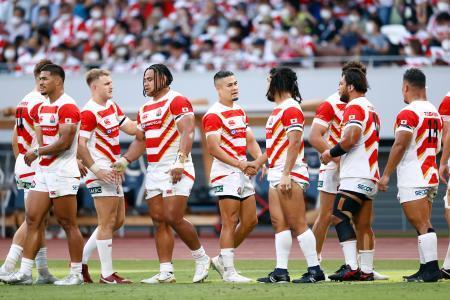 ラグビー、日本がフランスに惜敗テストマッチ