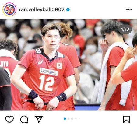 高橋藍のインスタグラム＠ｒａｎ．ｖｏｌｌｅｙｂａｌｌ０９０２より