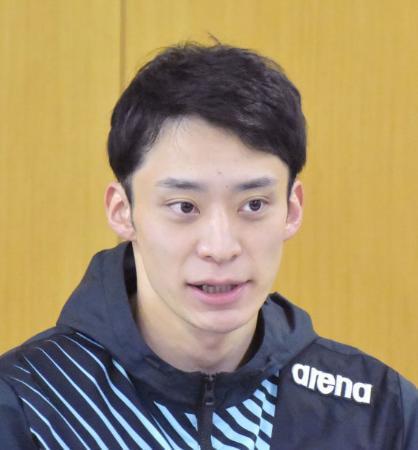 入江がパリ五輪目指す意向競泳男子、３２歳のベテラン