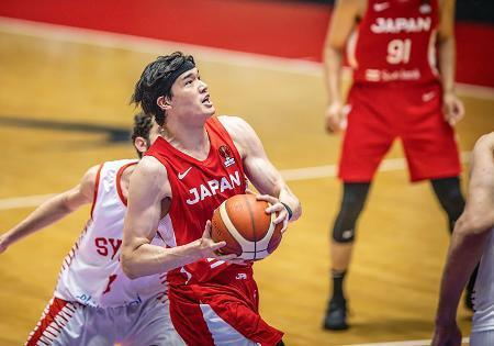 バスケ、日本２連勝で決勝Ｔへ男子、アジア・カップ