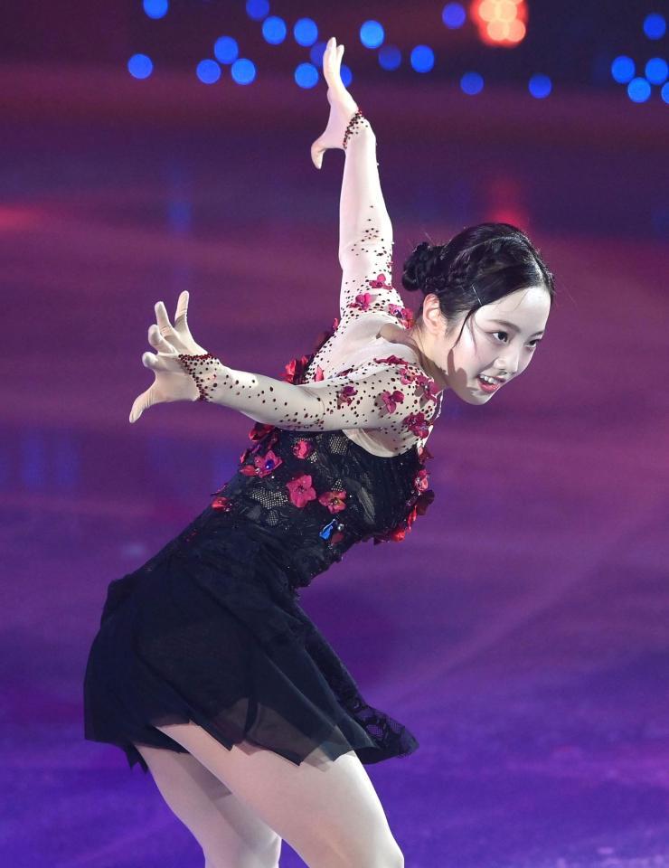 　東京公演に出演した本田真凜（撮影・堀内翔）