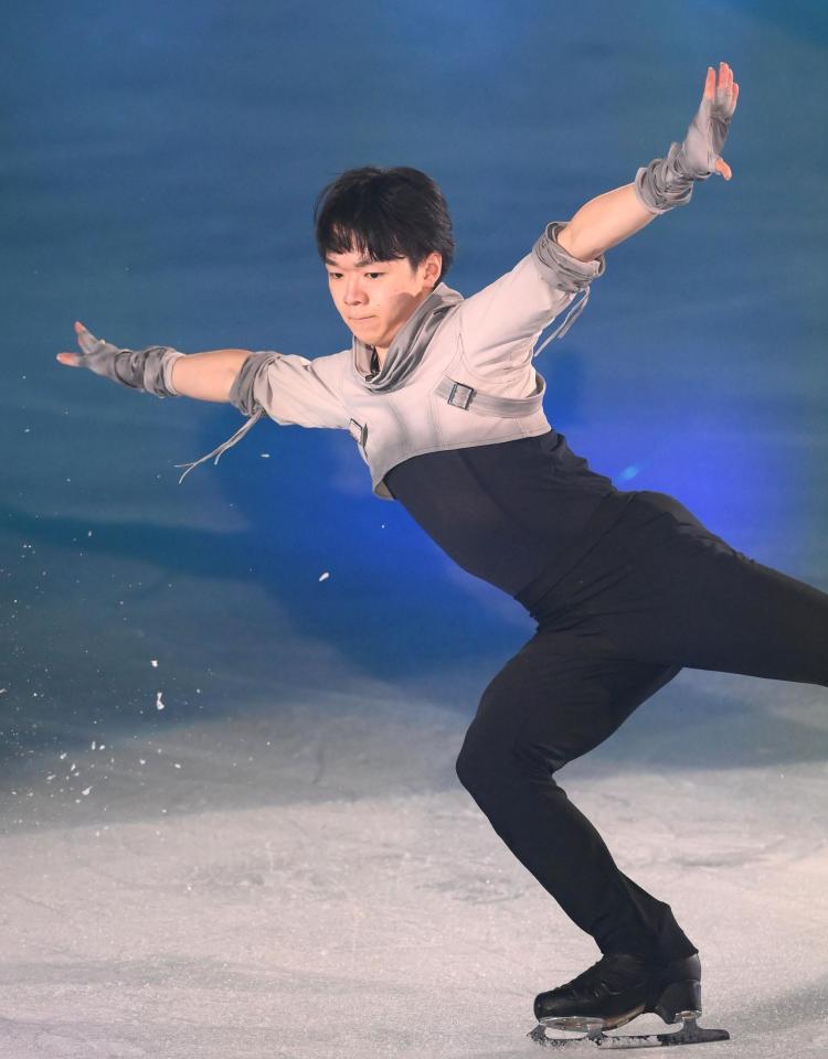 　東京公演に出演した鍵山優真（撮影・堀内翔）