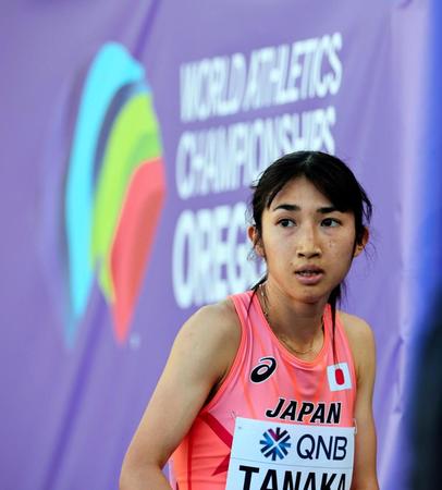 　女子１５００メートル予選を通過した田中希実（代表撮影）