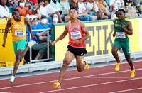 　９秒９８で準決勝に進出したサニブラウン・ハキーム（写真はすべて代表撮影）