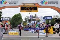 　優勝したエチオピアのトラ（代表撮影）