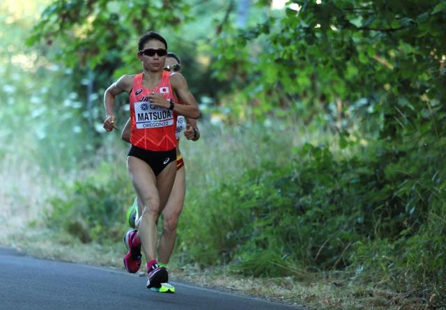 世界陸上女子マラソン　松田猛追も９位　コロナ禍で唯一出場　日本勢２大会連続入賞ならず