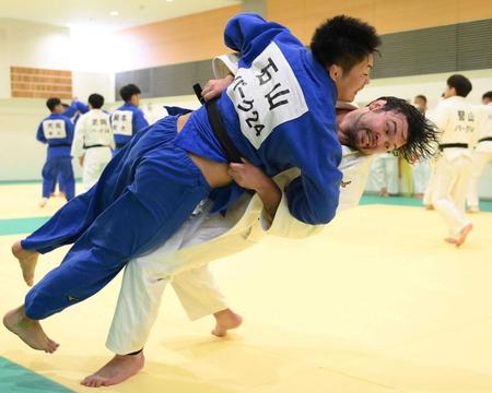 　合宿に参加したウルフ・アロン（撮影・堀内翔）