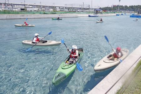 カヌー五輪会場が再スタート選手強化に水上レジャーも