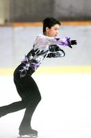　宮本氏が企画した東日本大震災チャリティー演技会に参加した羽生結弦＝２０１１年４月９日