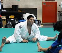 　男子代表合宿に参加した斉藤立