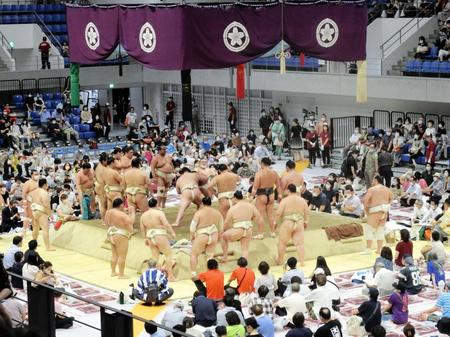 　東京・立川でスタートした大相撲の夏巡業。巡業開催は２年８カ月ぶり
