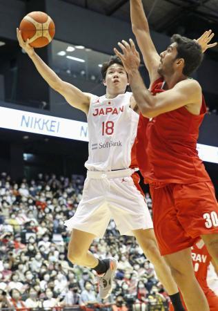 日本、イランに競り勝つバスケ男子国際強化試合