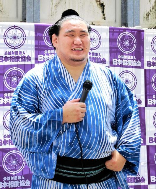 豊昇龍“スコープ”で丸裸だ 2年8カ月ぶり巡業で他力士研究「勉強になった」