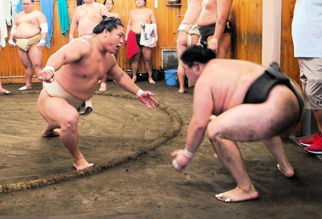 若隆景「しっかり稽古して」参加関取で最多14番　兄の若元春は地元・聖光学院の甲子園４強喜ぶ