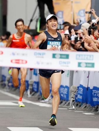 　２時間11分41秒で２位の柏優吾