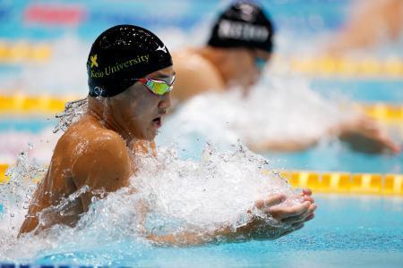 競泳、佐藤Ｖ４で本多は５冠池江は２種目制覇、学生選手権