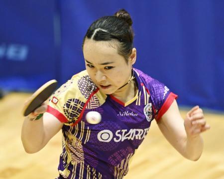 卓球全農カップ、伊藤美誠ら４強パリ五輪選考対象大会