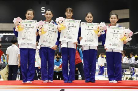 体操女子で埼玉が優勝栃木国体の会期前競技