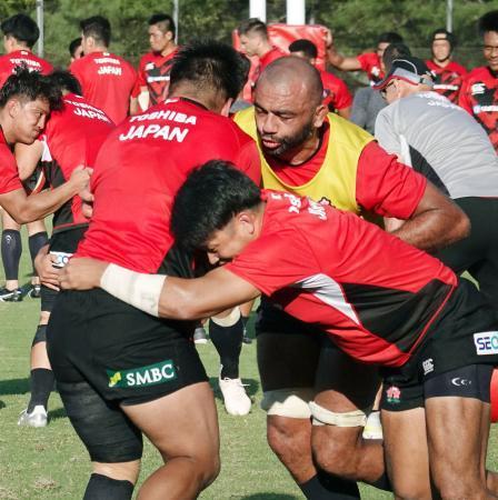 ラグビー坂手主将「すごく充実」宮崎合宿を公開