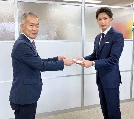 フェンシング山田が応援大使に五輪金、三重・鳥羽市で