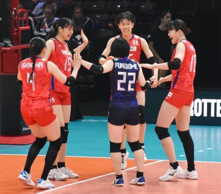 日本、ベルギーに３-１で勝つバレーボール女子世界選手権