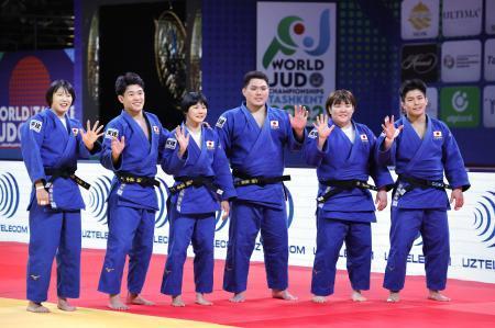 世界柔道、日本が混合団体５連覇決勝で仏を４-２で下す