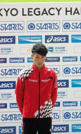 　レガシーハーフマラソンに出場する西山雄介＝国立競技場