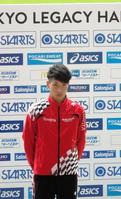 　レガシーハーフマラソンに出場する西山雄介＝国立競技場