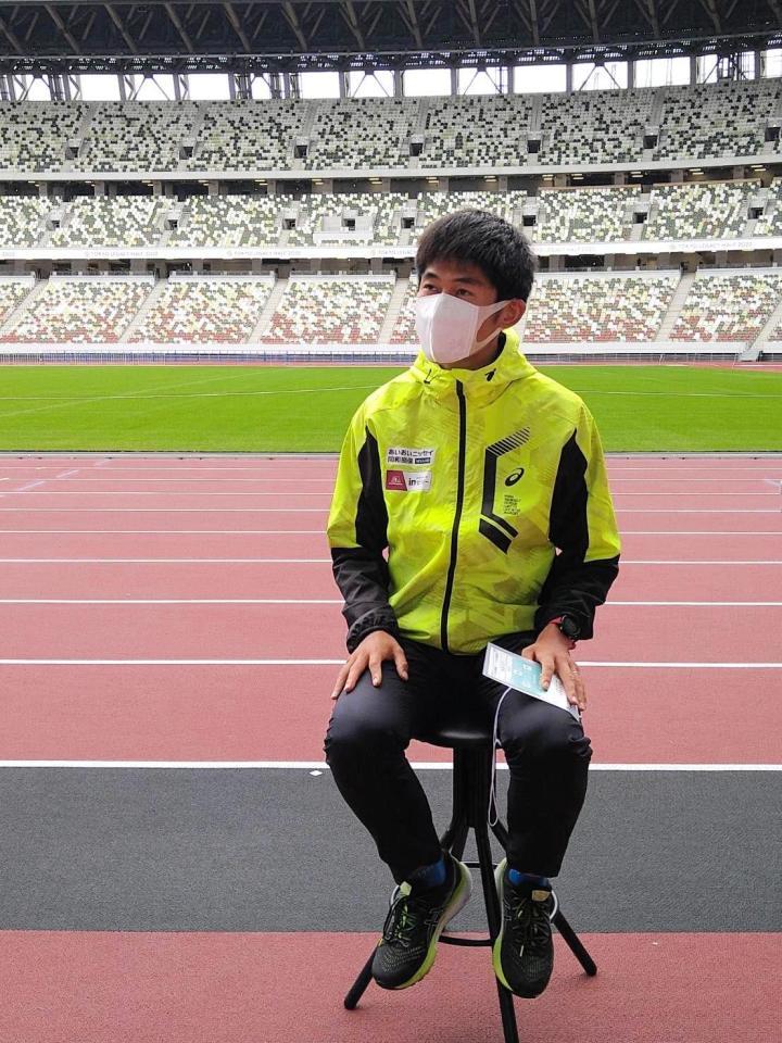 　レガシーハーフマラソンに出場する川内優輝＝国立競技場