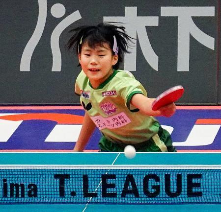 Ｔリーグ、９歳の松島美空が出場リーグ史上最年少