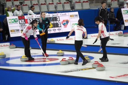 カーリング、ロコは６勝１敗にＳＣ軽井沢が今大会初勝利