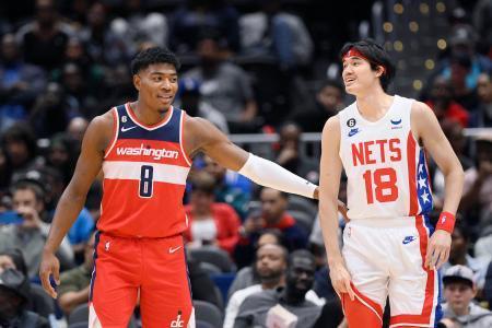 渡辺１４得点、八村２得点ＮＢＡ、今季初の日本人対決