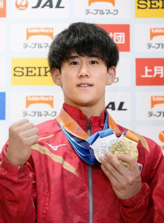 エース橋本、１８歳の渡部ら帰国世界体操の日本男女代表