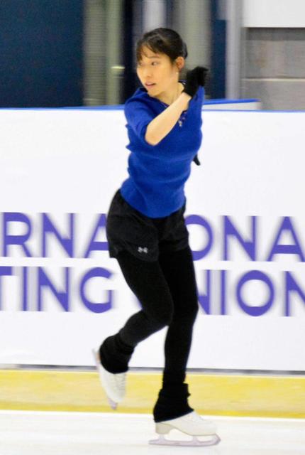 三原舞依　ジャンプ軽やかに決めた　今季ＧＰ初戦へ仕上がり上々