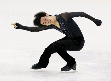 　男子ＳＰで７位の壷井達也（ロイター＝共同）