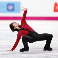 　男子ＳＰで首位の宇野昌磨