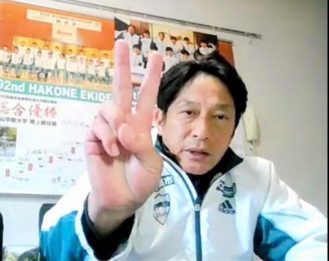 　「ピース大作戦」を掲げた青学大・原監督