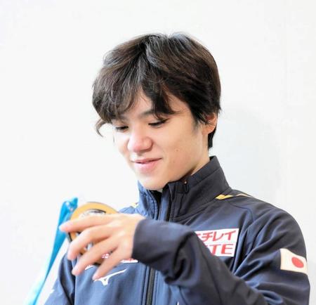 　ＧＰファイナルから帰国した宇野昌磨